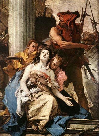 Giovanni Battista Tiepolo The Martyrdom of St Agatha